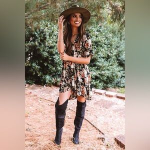 NWT - XL Zara Dress - multicoloured